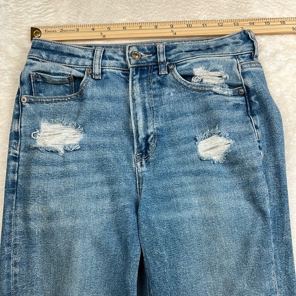 American Eagle Outfitters Blue Skinny Jeans Distressed - Picture 5 of 11